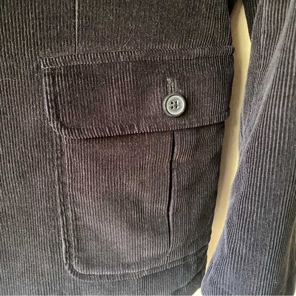 NWOT Claiborne Mens Corduroy Black Sports Coat Blazer Jacket SZ 42R - Picture 11 of 16